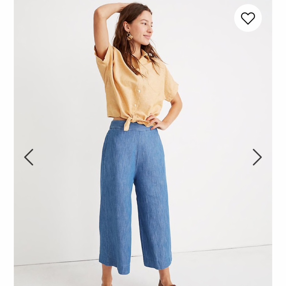 Madewell chambray pants
